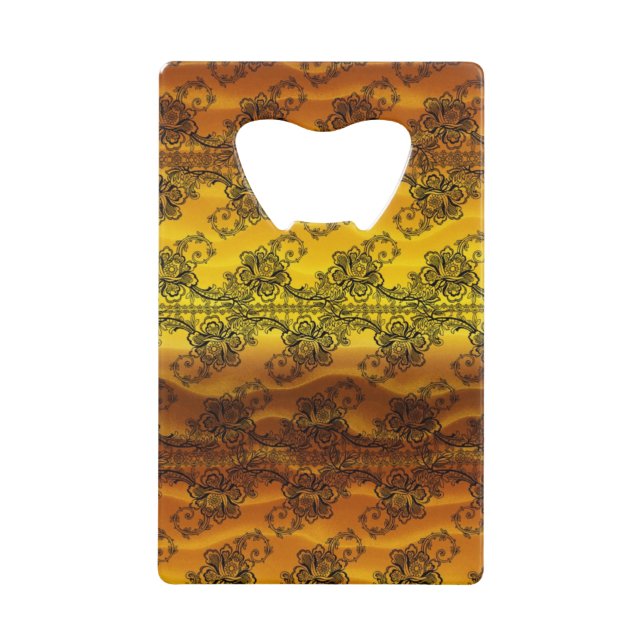 Black Lace Over Golden Waves (Front)