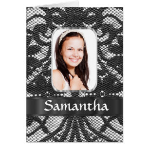 Black lace photo background