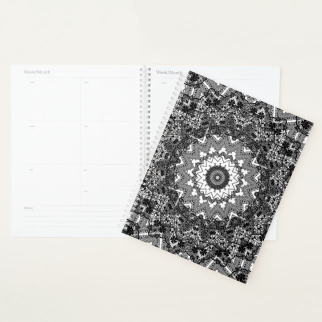 Black lace planner (Display)