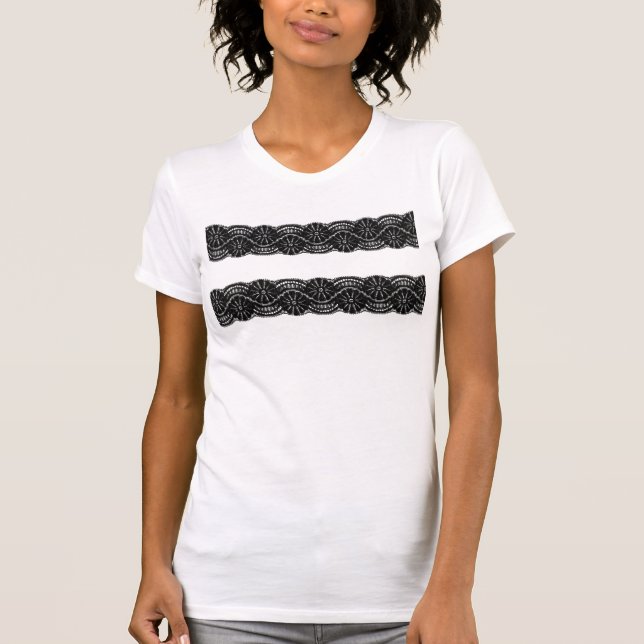 Black lace T-Shirt (Front)