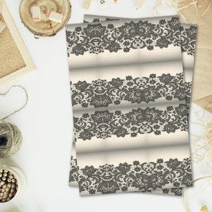 black lace tissue paper