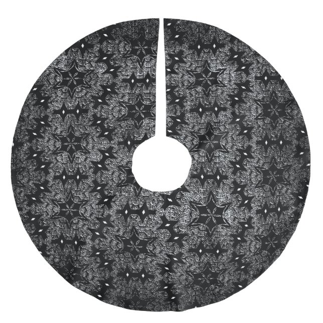 Black Lace Tree Skirt (Front)