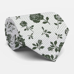 Black Lace Vintage Tie