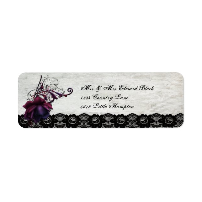 Black Lace Wedding (Front)