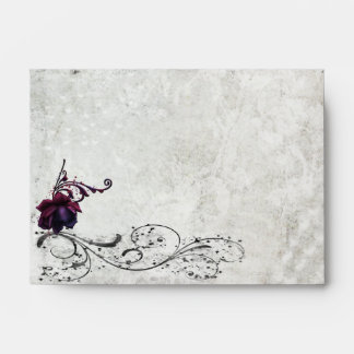 Black Lace Wedding Envelope