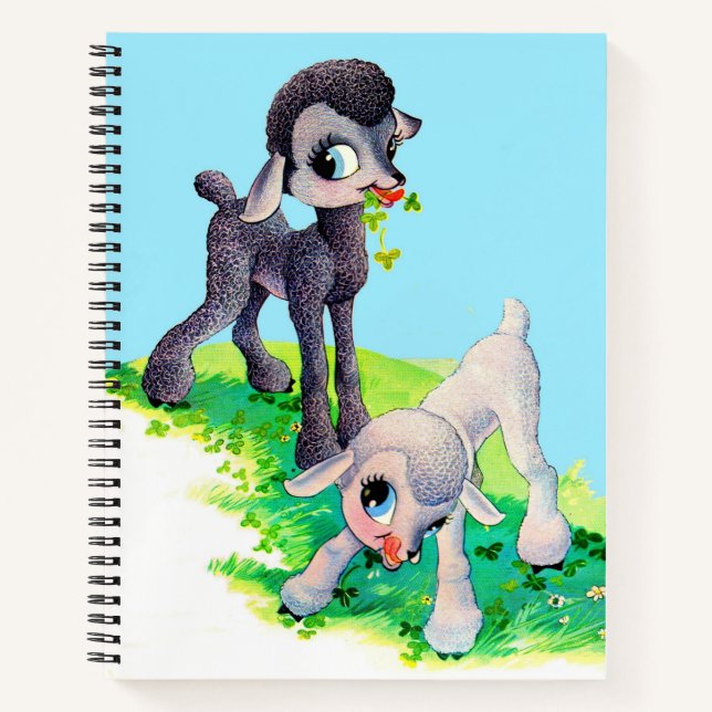 black lamb white lamb notebook (Front)
