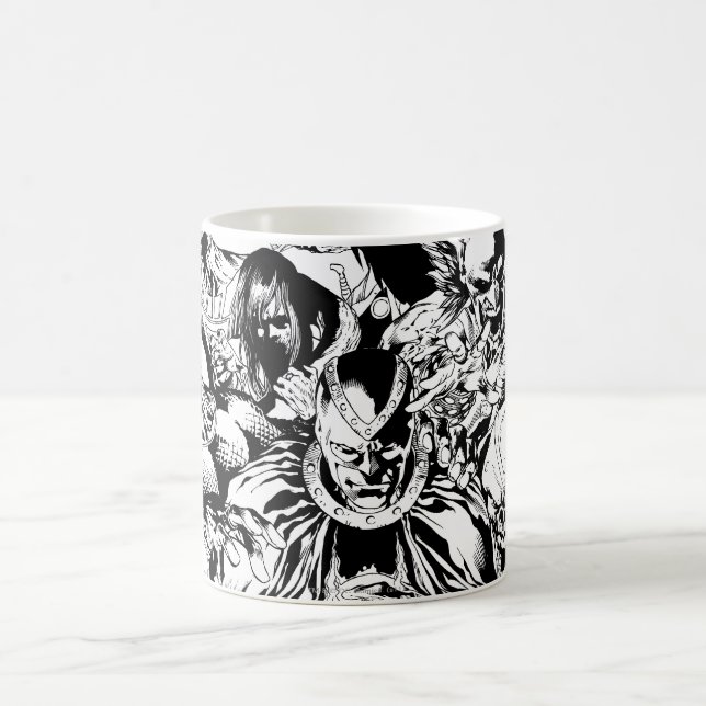 Black Lantern Corps - Black and White Coffee Mug (Center)