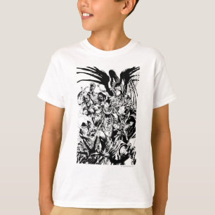 Black Lantern Corps - Black and White T-Shirt