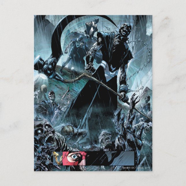 Black Lantern Corps Panel Postcard (Front)