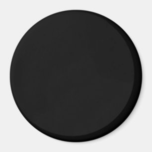 Black Large Round Magnet Custom Magnets Template
