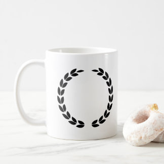 Black Laurel Wreath Set Classic Victory Coffee Mug