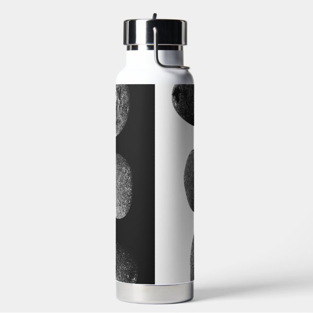 Black Lava Vertical Play Water Bottle (Left)