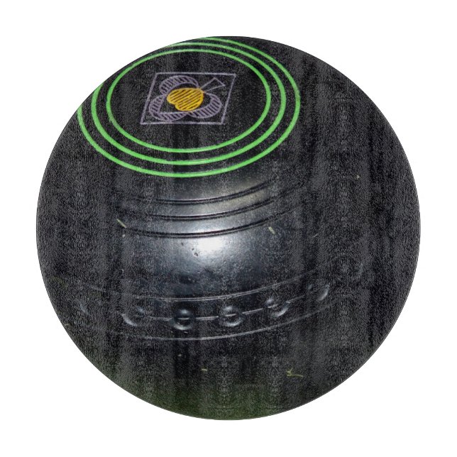 Black Lawn Bowl, Cutting Board (Front)
