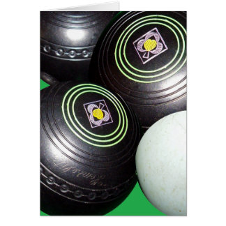 Black Lawn Bowls And Kitty,