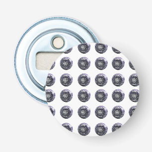 Black_Lawn_Bowls_Pattern_Magnetic_Bottle_Opener Bottle Opener