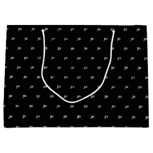Black Lawyer JD Graduation Large Gift Bag