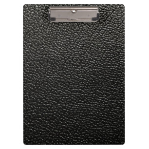Black leather  clipboard