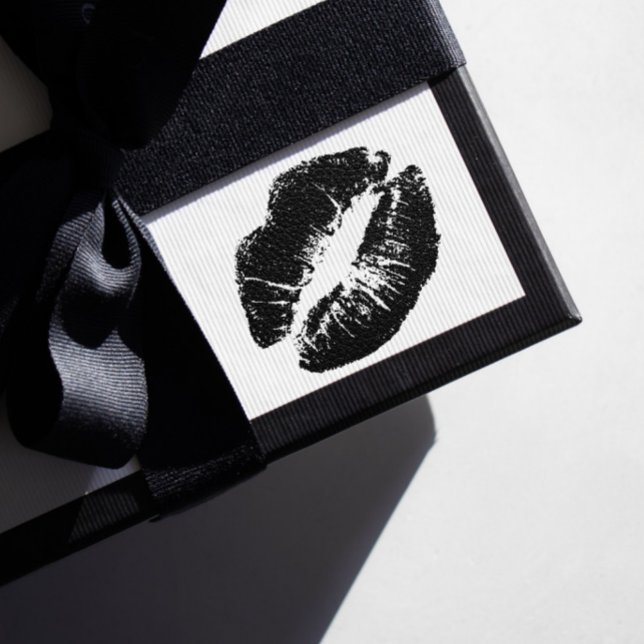 Black Leather Kiss Lips Valentine’s Day Custom Cut (Creator Uploaded)