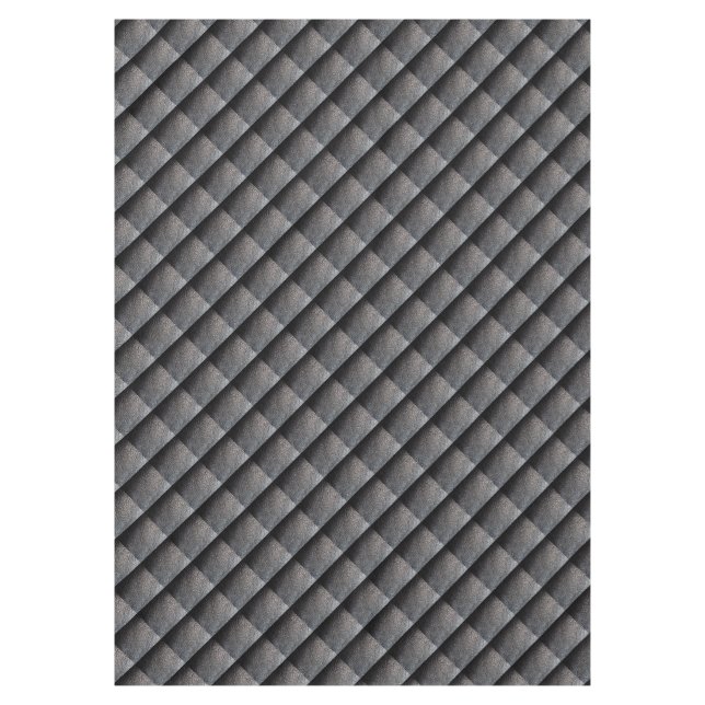 Black leather-look pattern tablecloth (Front)