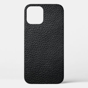 Black leather texture and backgroundleather,textur iPhone 12 case