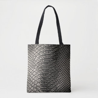 Black leather texture, background use. tote bag