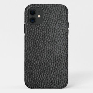 Black Leather Texture Case-Mate iPhone Case