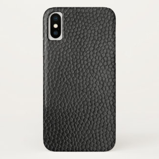 Black Leather Texture Case-Mate iPhone Case