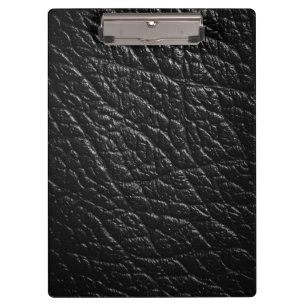 Black Leather Texture For Background Clipboard