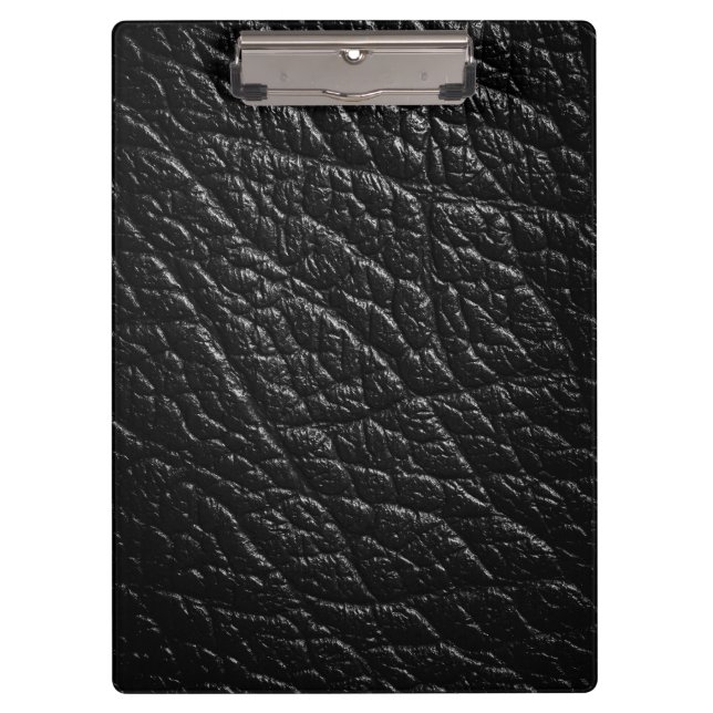 Black Leather Texture For Background Clipboard (Front)
