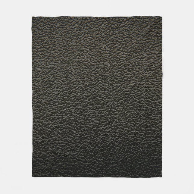 Black leather texture or background. abstract,anim fleece blanket (Front)