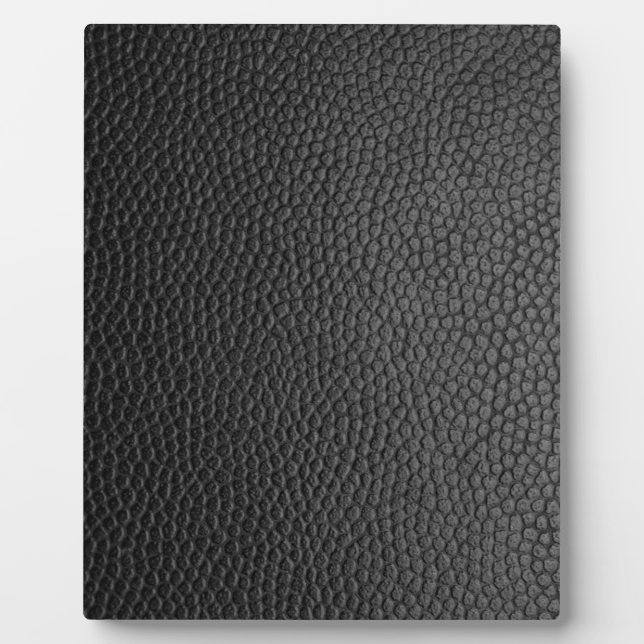 Black Leather Texture Plaque (Front)
