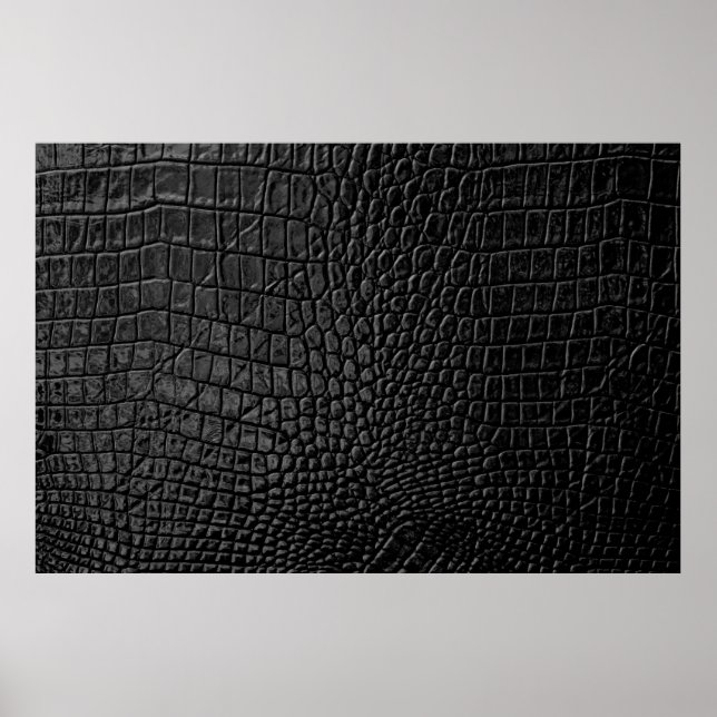 Black leather texture poster (Front)