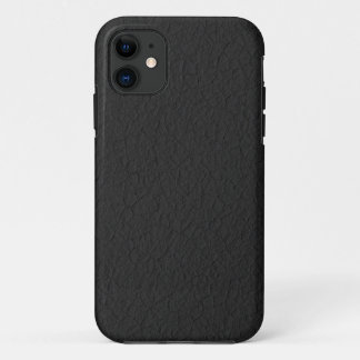 Black Leather Textured (faux) Case-Mate iPhone Case