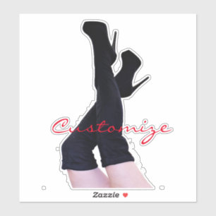 Black Leather Thigh-high Boots Thunder_Cove