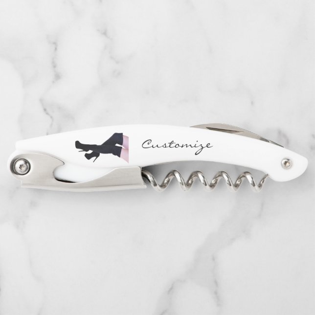 Black Leather Thigh-high Boots Thunder_Cove Corkscrew (Front)