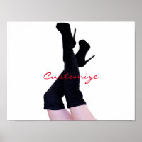 Black Leather Thigh-high Boots Thunder_Cove