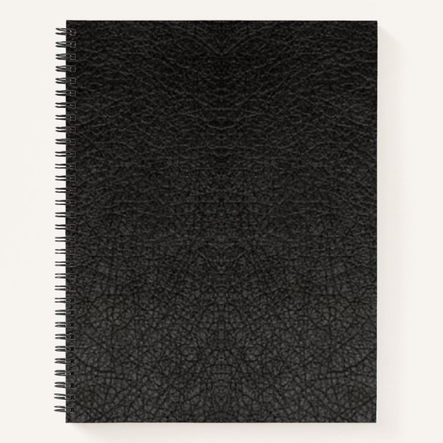 Black Leather's Digital Print Notebook (Front)