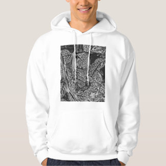 Black leaves hoodie