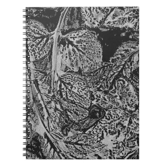Black leaves notebook (Front)