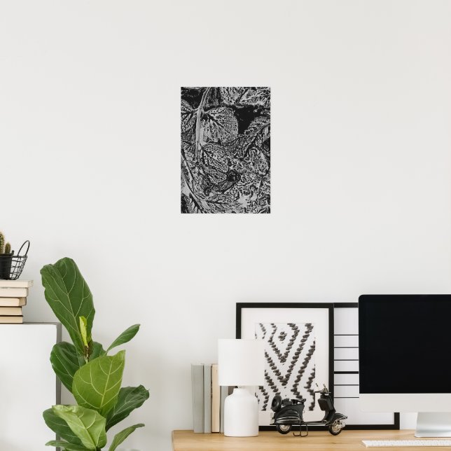 Black leaves poster (Home Office)