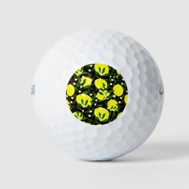 black lemons golf balls (Front)
