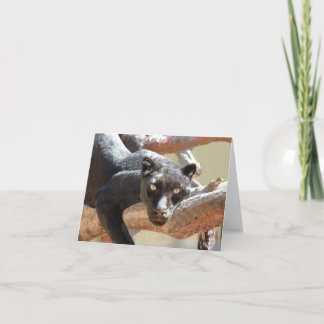 Black Leopard Card