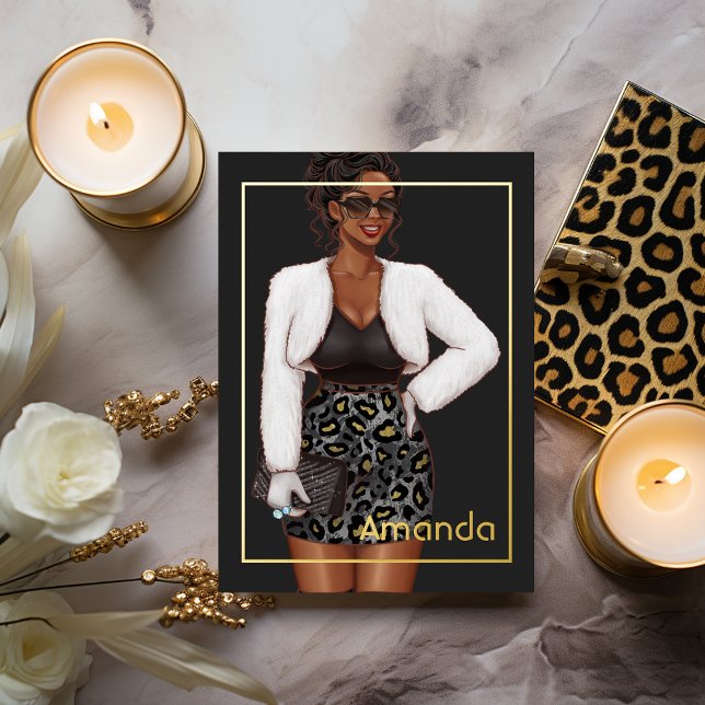 Black Leopard Fashion Birthday Party (Creator Uploaded)