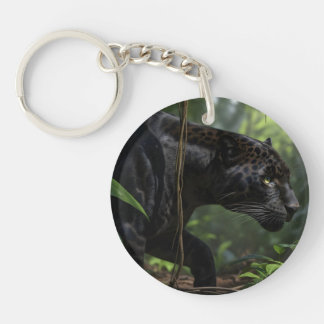  black leopard keychains