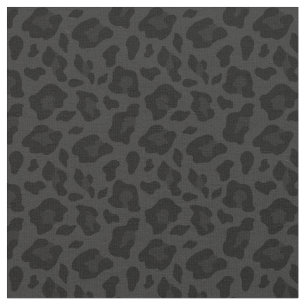 black leopard pattern animal print  fabric