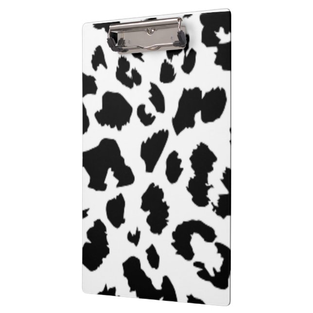 BLACK LEOPARD PRINT CLIPBOARD (Left)