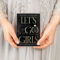 Black Lets Go Girls Bachelorette Party