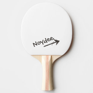 Black Lettering and Arrow on your Ping Pong Paddle