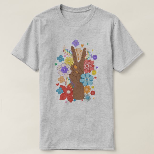 Black LGBTQ Pride T-Shirt (Design Front)