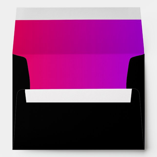 Black Light Daisies 1 Envelope (Back (Bottom))